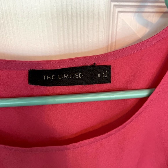 The Limited Women's Size Small Pink Boxy Short Sleeve Top - Picture 2 of 5